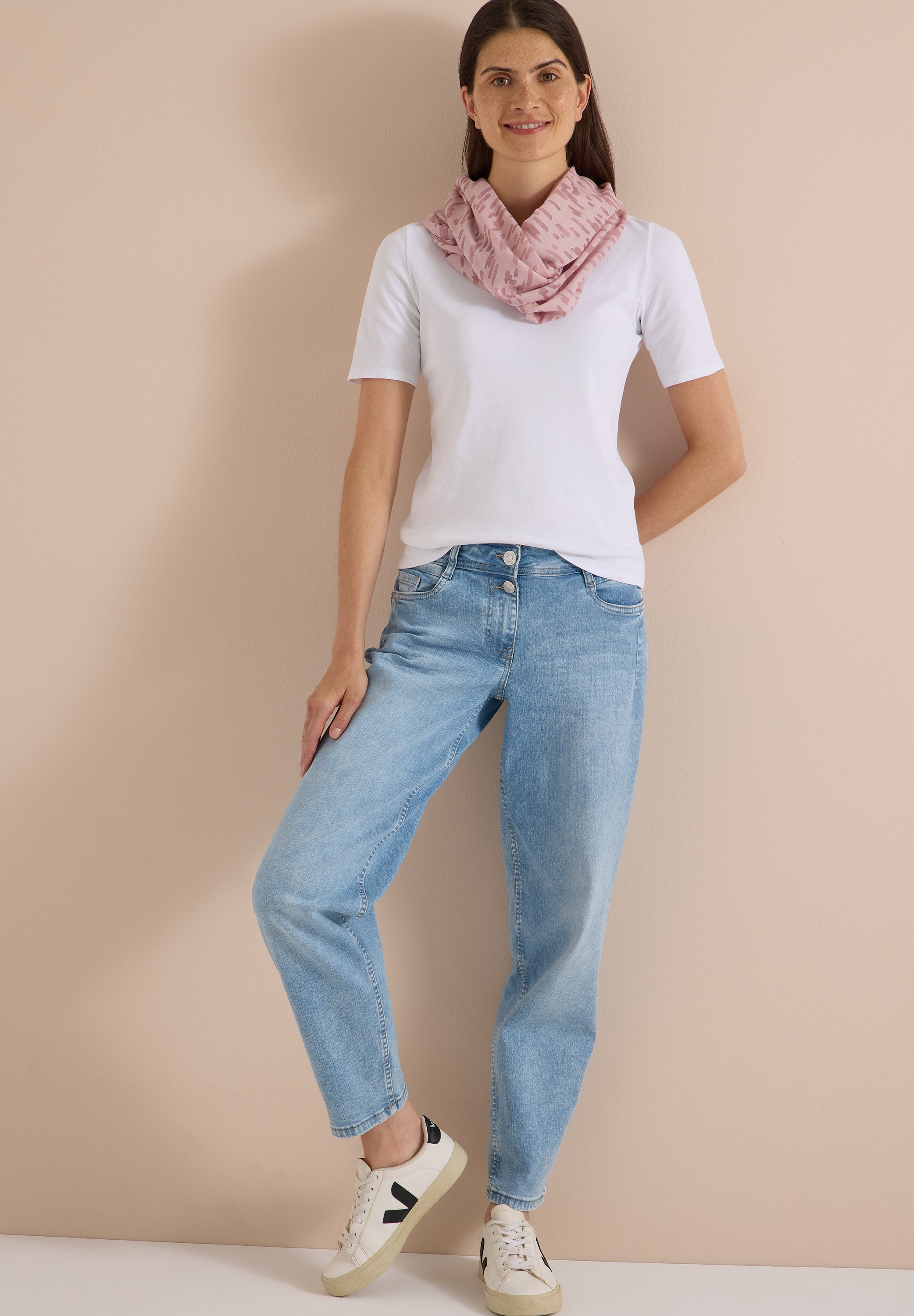 Loop-Schal im Ausbrenner-Look