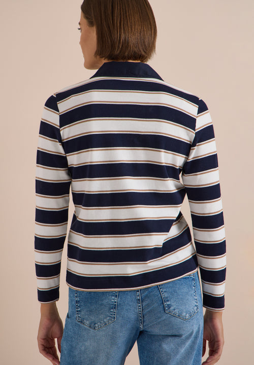 Langarm Poloshirt mit Knöpfen von Cecil