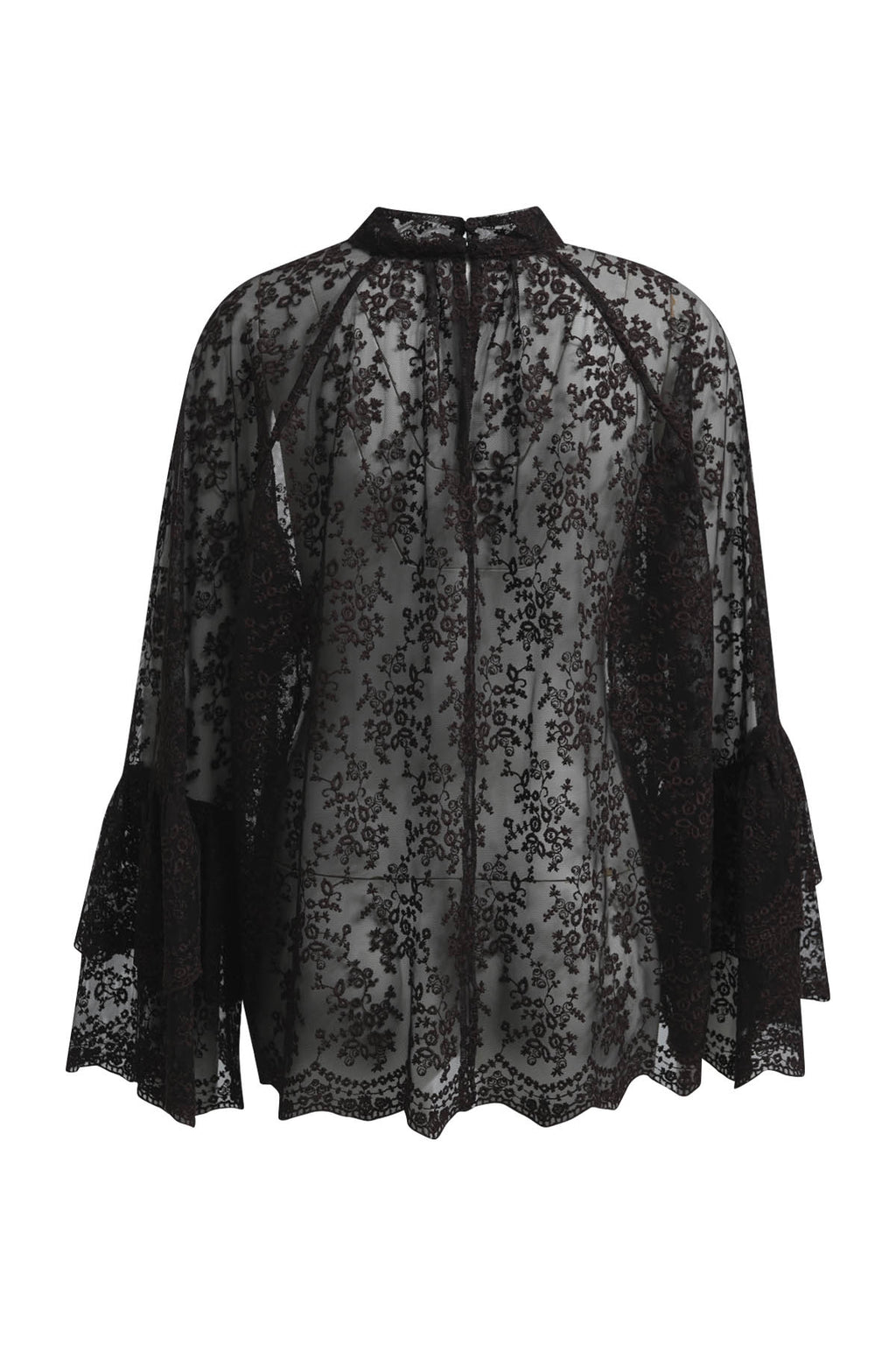 ragler sleeve blouse with layered sleeves
