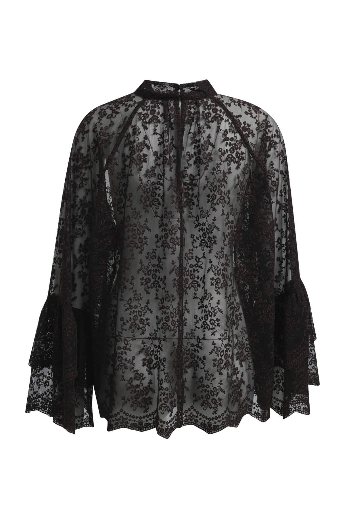 ragler sleeve blouse with layered sleeves