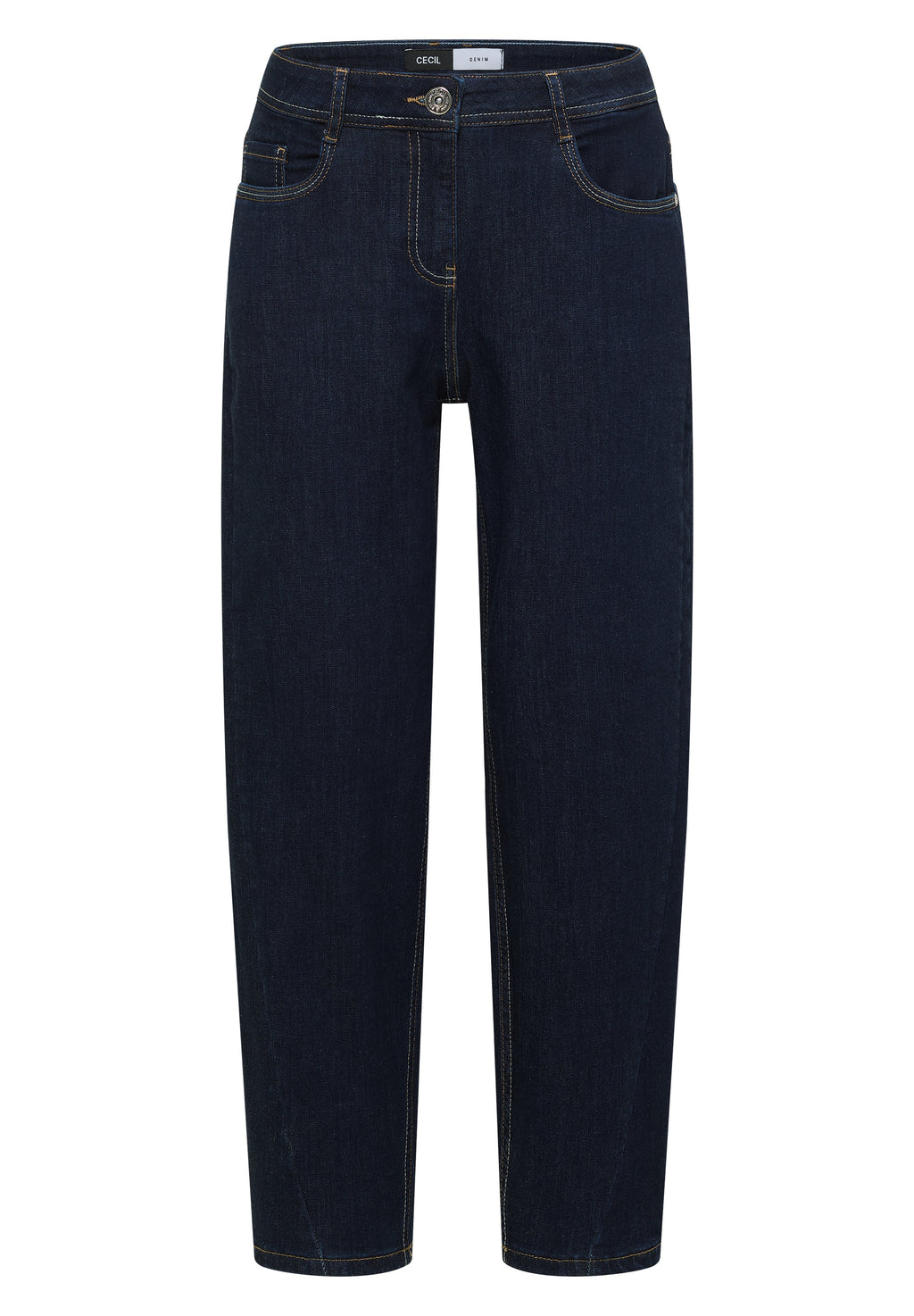 High Waist Barrel Leg Jeans im Loose Fit