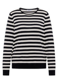 Pullover mit Rundhals und Streifen