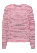 Pullover mit Rundhals und Space-Dye-Optik