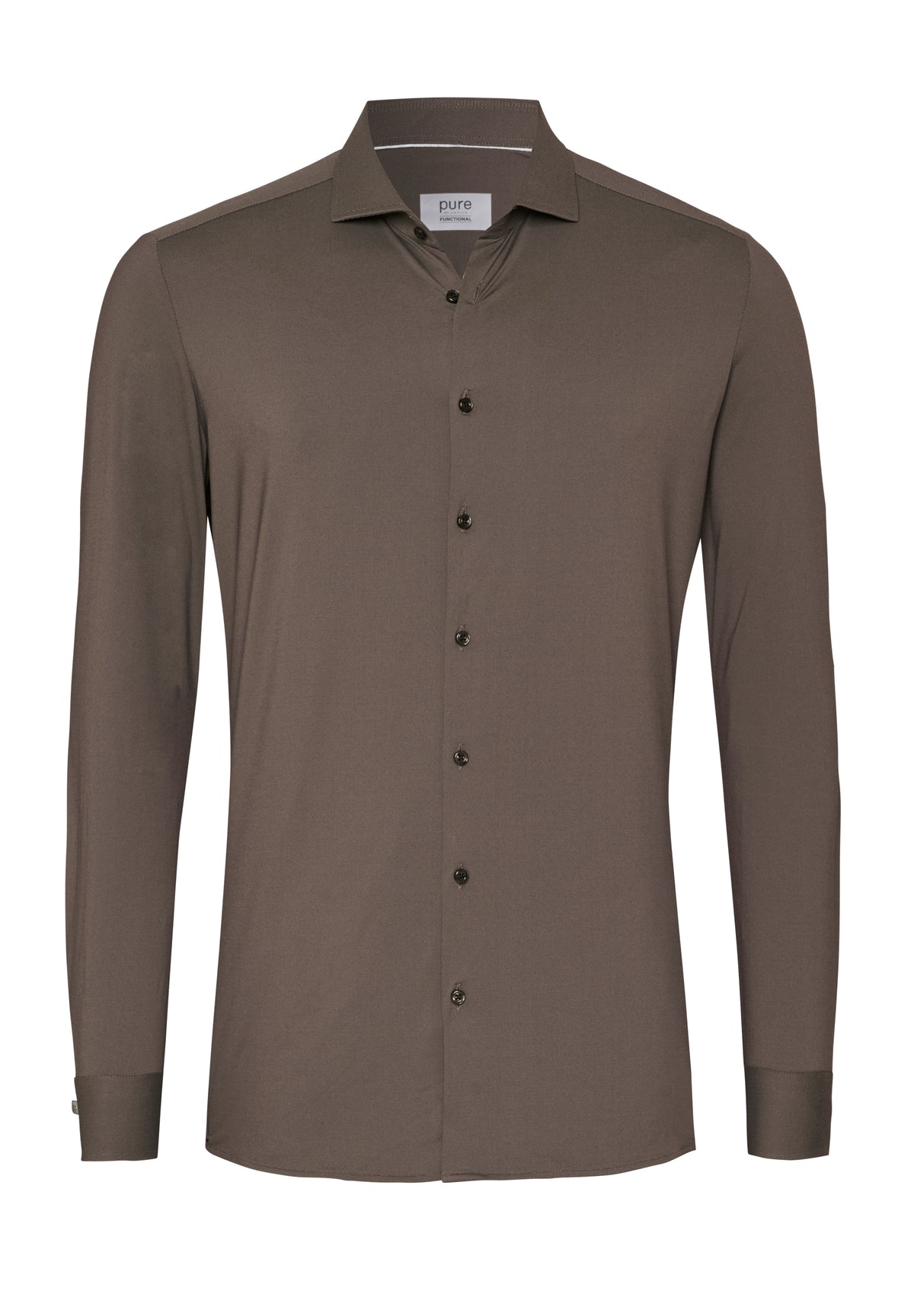 Functional Jerseyhemd Langarm mit Haifischkragen von PURE