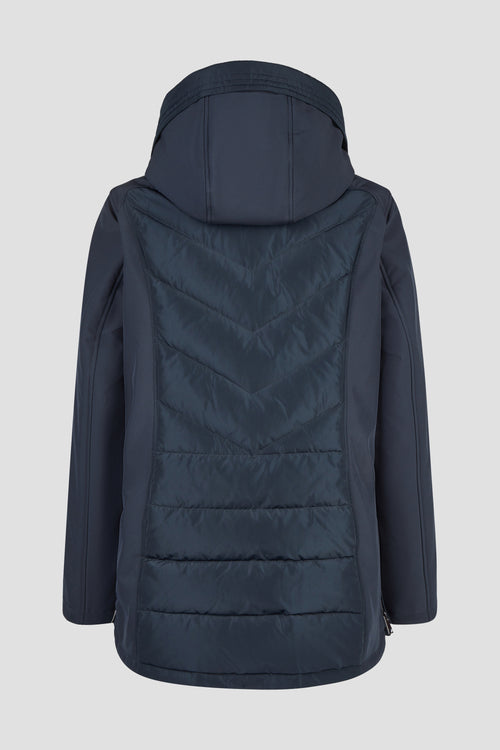 Steppjacke Down Free mit Kapuze in Marine von Lebek