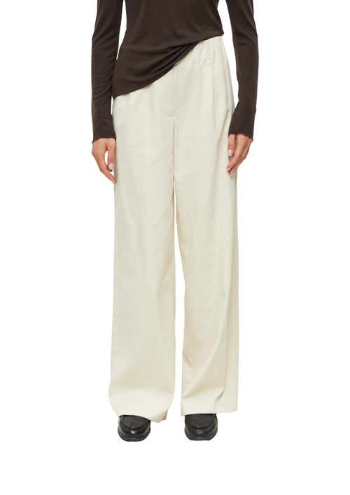 Wide-Leg-Hose aus Twill von s.Oliver BLACK LABEL