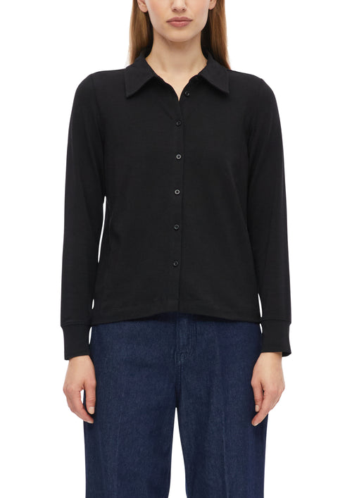 Jerseybluse mit Hemdkragen von s.Oliver
