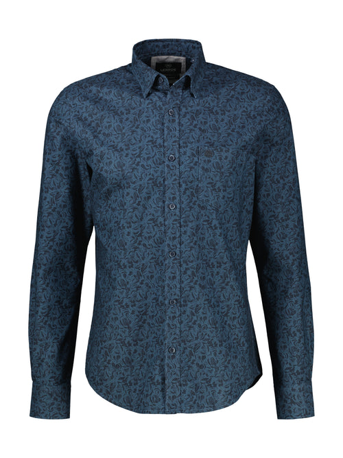 Hemd mit Print und Button-Down-Kragen von Lerros