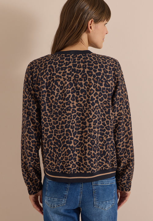 Blouson mit Zipper und Leo-Muster von Cecil