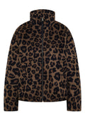 Blouson mit Stehkragen und Leo-Muster