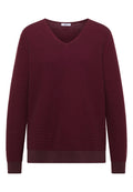 Pullover im Two-Tone-Look mit V-Neck