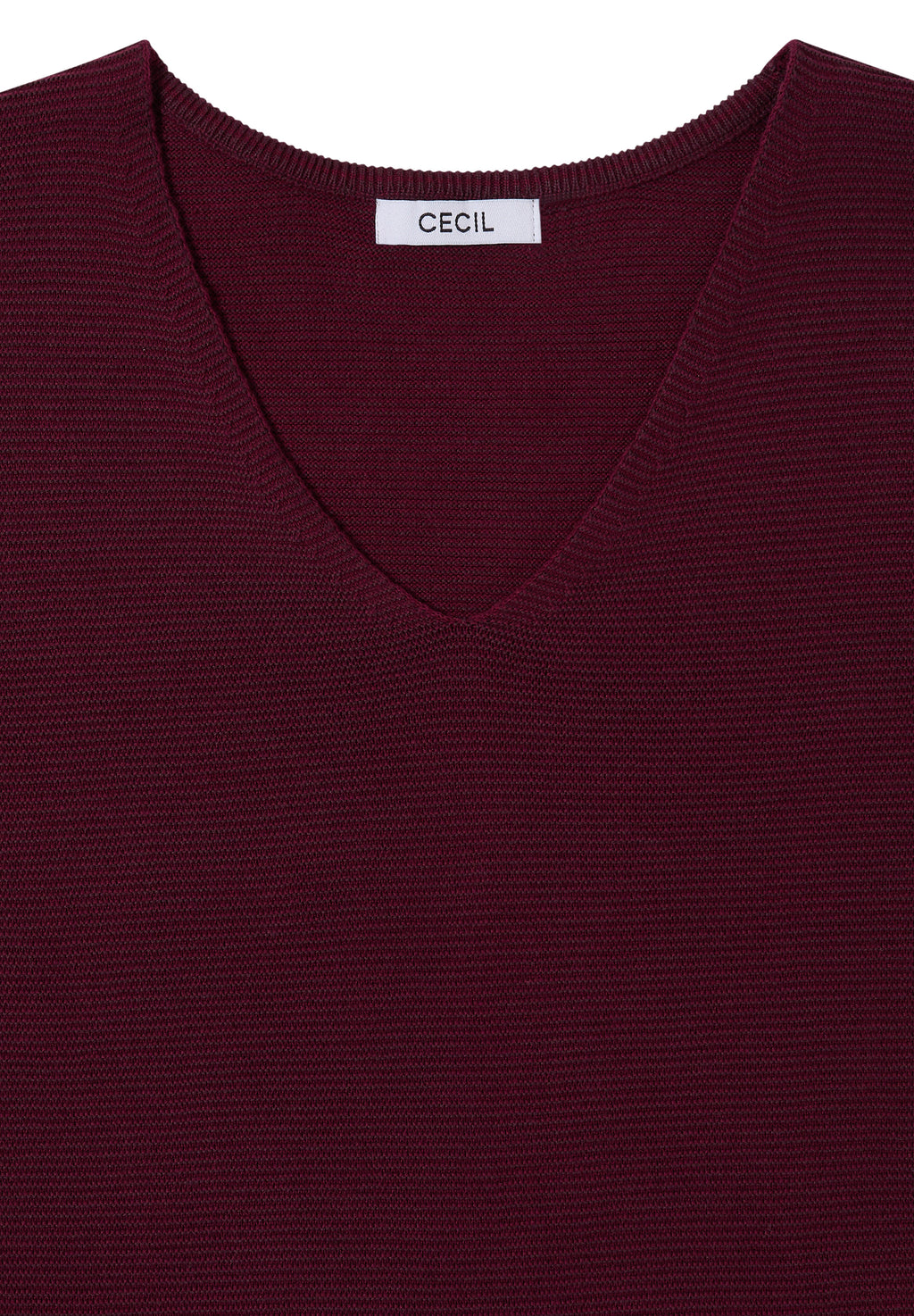 Pullover im Two-Tone-Look mit V-Neck