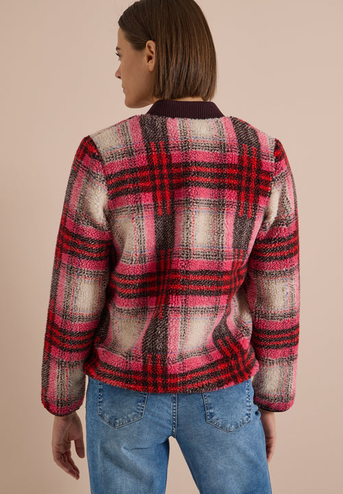 Teddy-Blouson mit Softshelldetails von Cecil