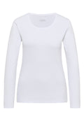 Basic Langarm Shirt mit Rundhals