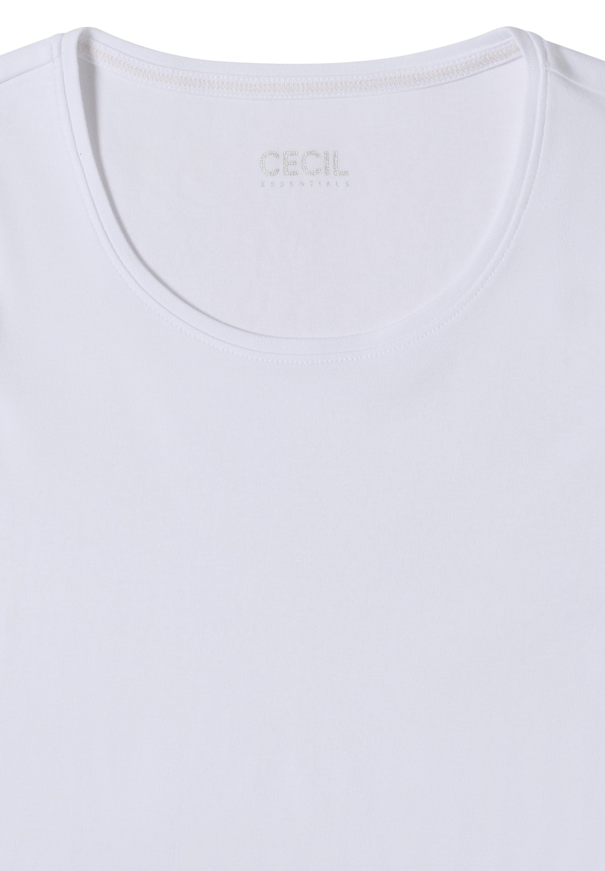 Basic Langarm Shirt mit Rundhals