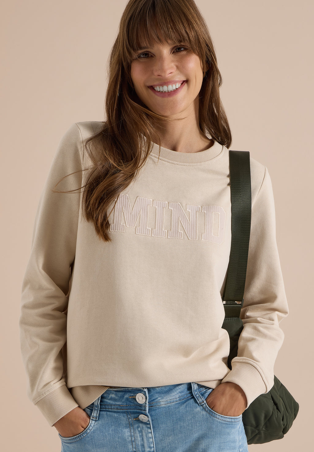 Sweatshirt mit Rundhals und Artwork