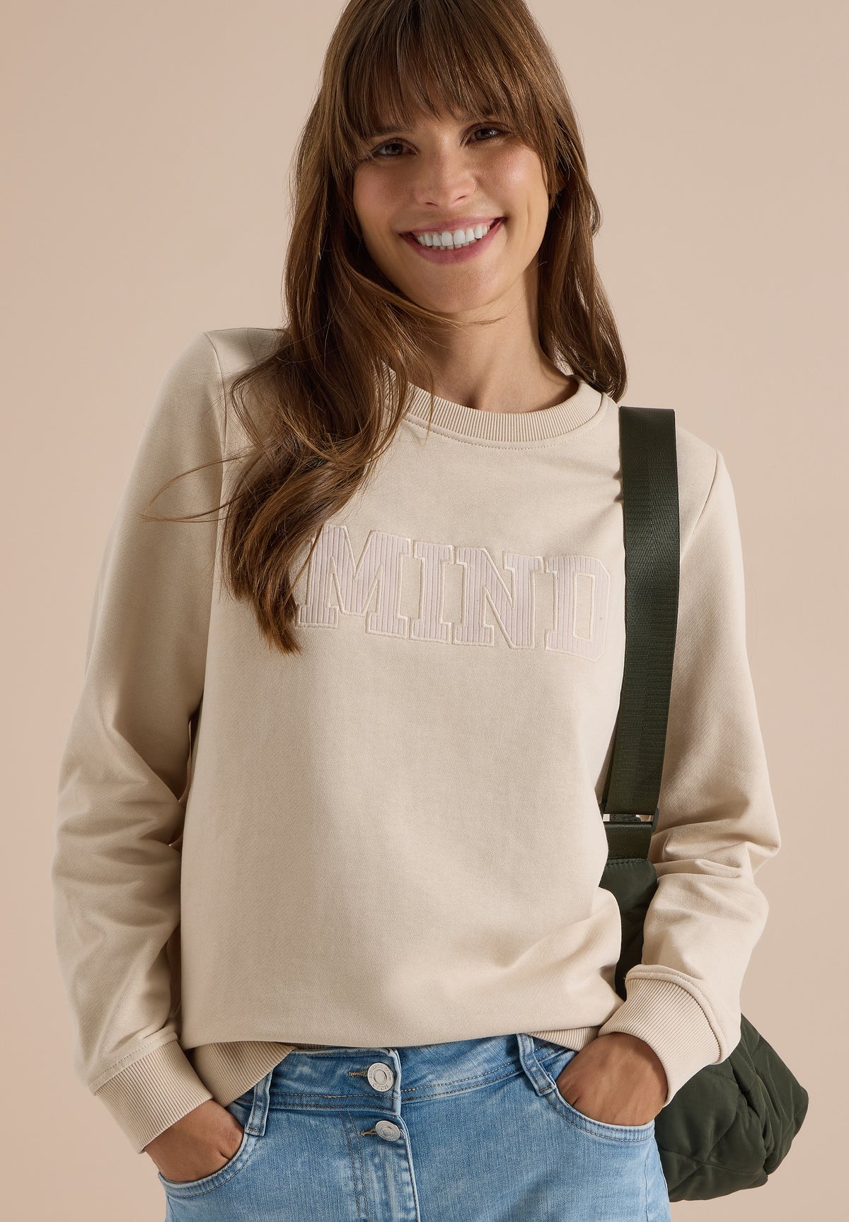 Sweatshirt mit Rundhals und Artwork