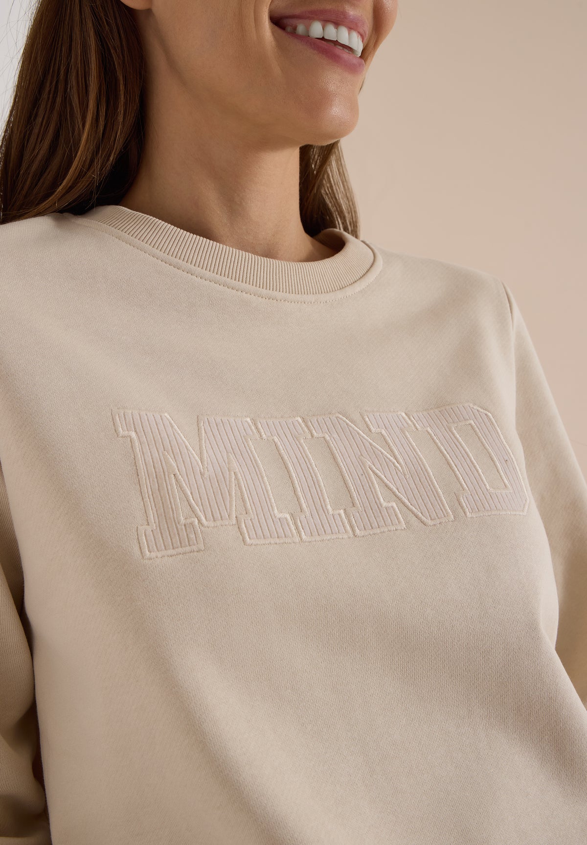 Sweatshirt mit Rundhals und Artwork