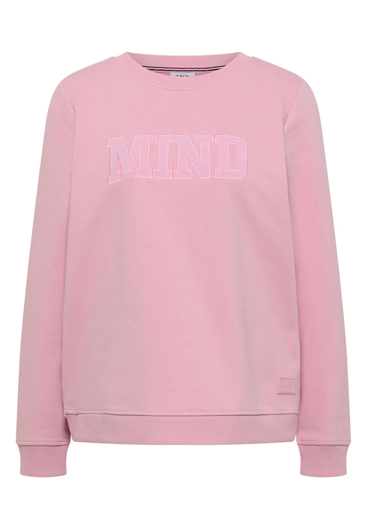 Sweatshirt mit Rundhals und Artwork von Cecil