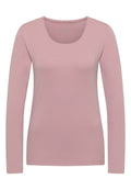 Basic Langarm Shirt mit Rundhals
