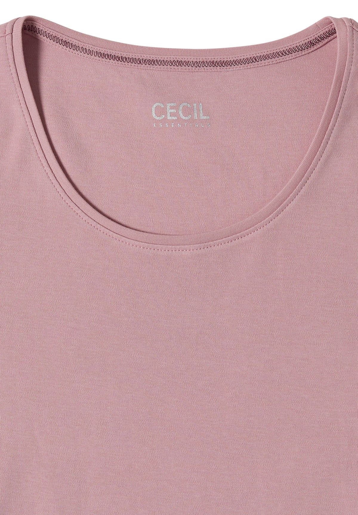 Basic Langarm Shirt mit Rundhals
