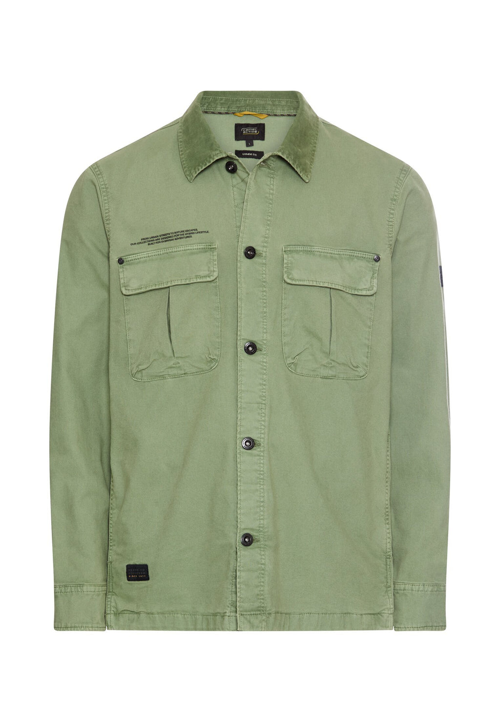 Overshirt mit Pattentaschen und 2-Wege Stretch