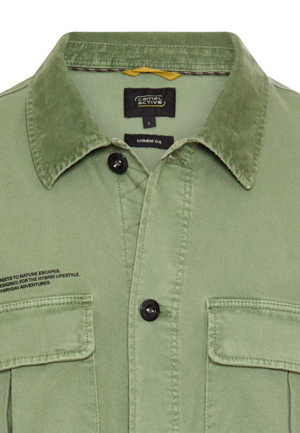 Overshirt mit Pattentaschen und 2-Wege Stretch