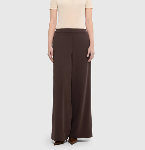 Wide-Leg-Hose Coralie in Crêpe-Qualität von MAC