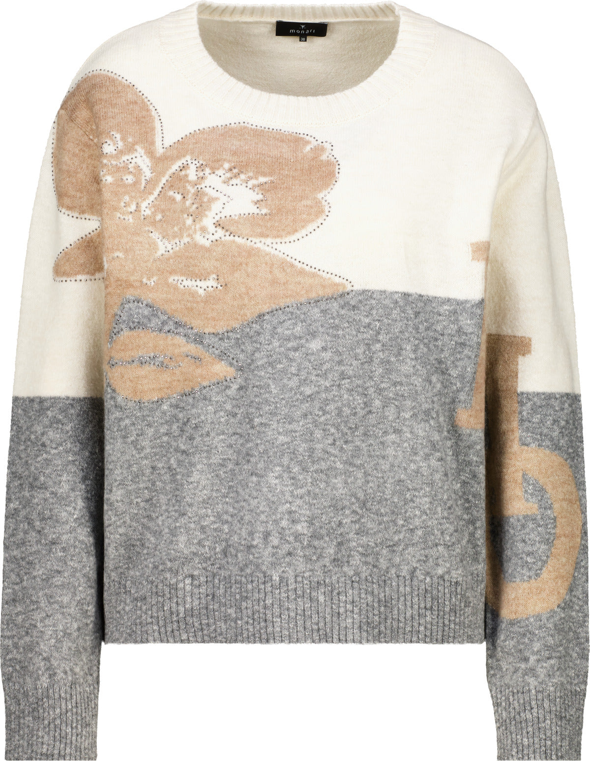 Strickpullover mit Intarsie-Muster