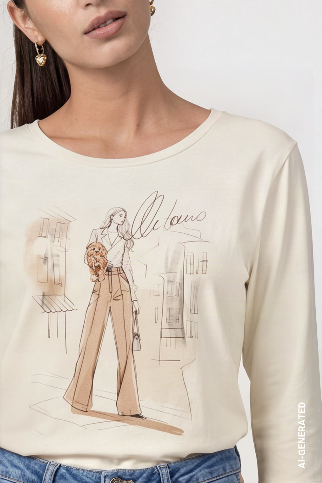 Shirt mit Print