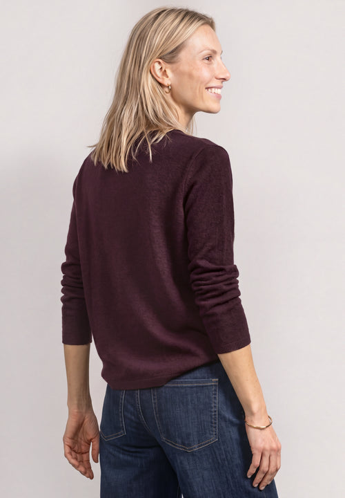Pullover mit Boat Neck und Rollkanten von Street One