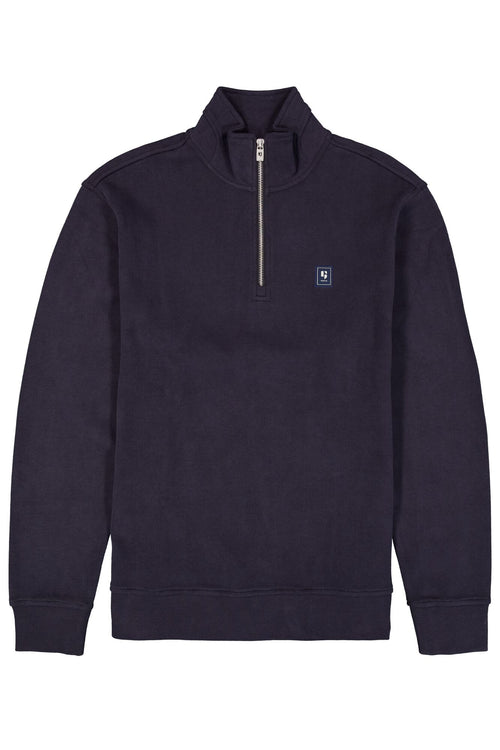 Sweatshirt mit Half-Zip und Stehkragen von Garcia