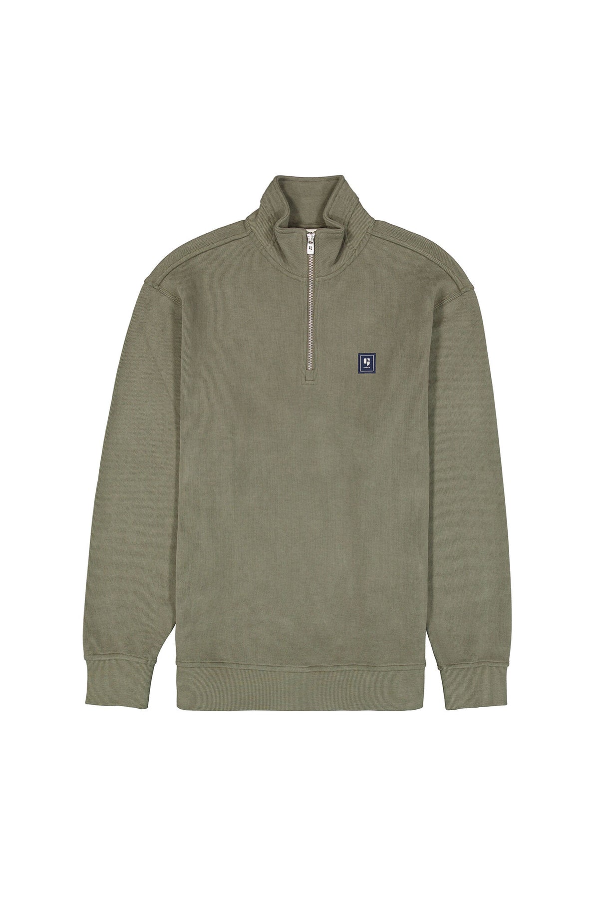 Sweatshirt mit Half-Zip und Stehkragen von Garcia