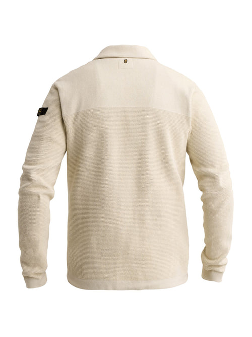 Strickjacke mit Brusttaschen in Creme von PME Legend
