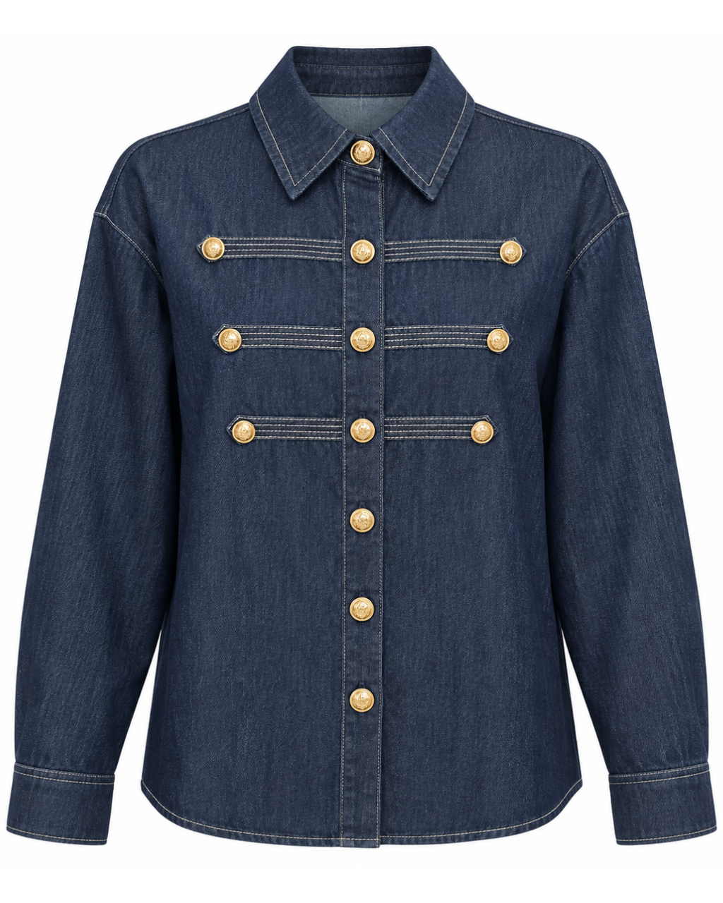 Da. Blusen - Bella Italia - darblue - one size