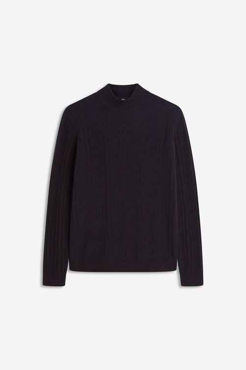 Rippstrick-Pullover Cimenso mit Stehkragen von Cinque