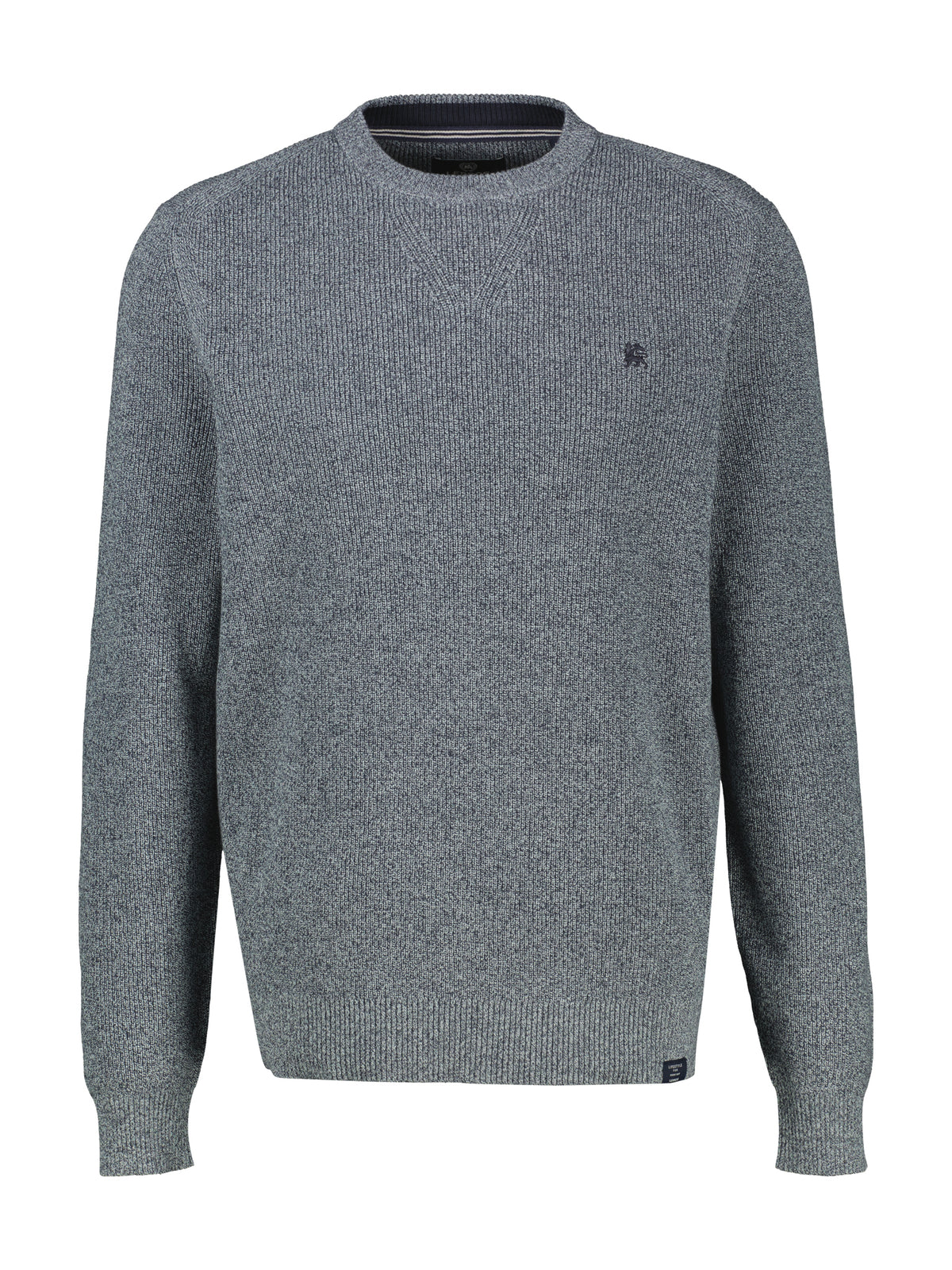 Strickpullover mit Ziernähten am Kragen von Lerros