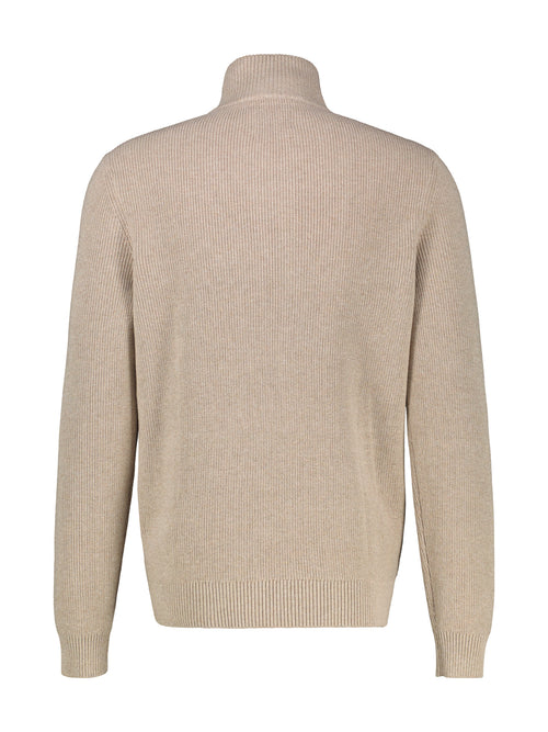 Strickjacke mit Stehkragen aus Baumwolle von Lerros