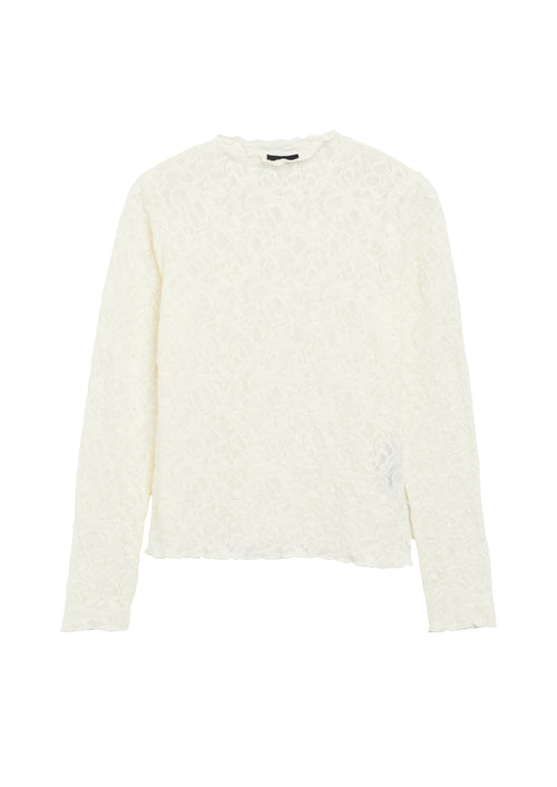 Spitzenshirt mit Stehkragen von s.Oliver BLACK LABEL