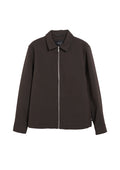Hemdjacke in Wolloptik mit Reißverschluss von s.Oliver BLACK LABEL