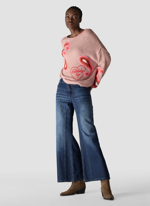 Pullover Rodeo Street mit Motiv von Lecomte