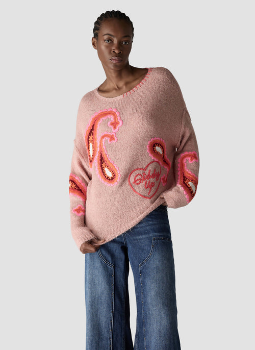Pullover Rodeo Street mit Motiv von Lecomte