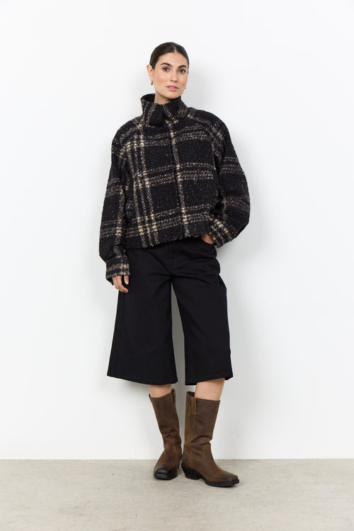 Jacke Gisa mit Karodruck von Soyaconcept