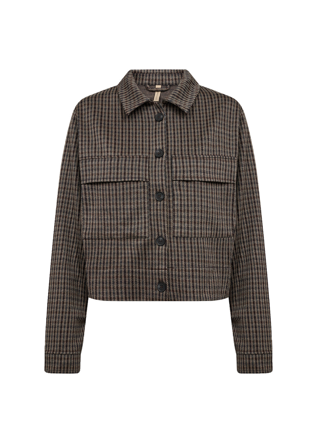 Jacke Hekla mit Karodruck von Soyaconcept