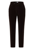 Mid Waist Slim Leg Hose im Casual Fit