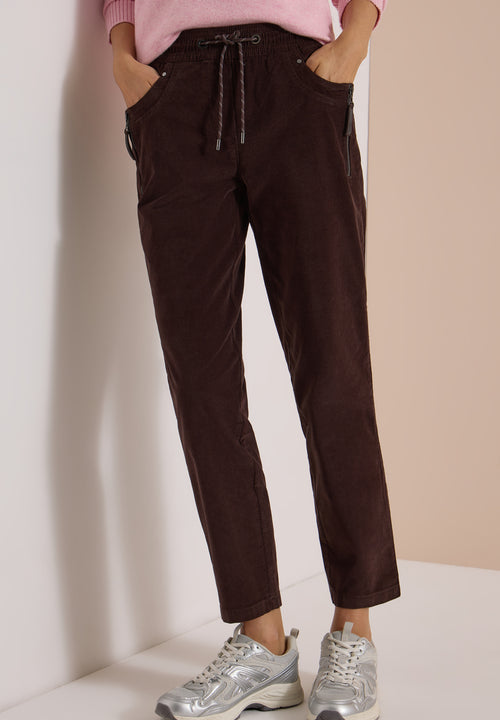 Cordhose Tracey im Casual Fit von Cecil