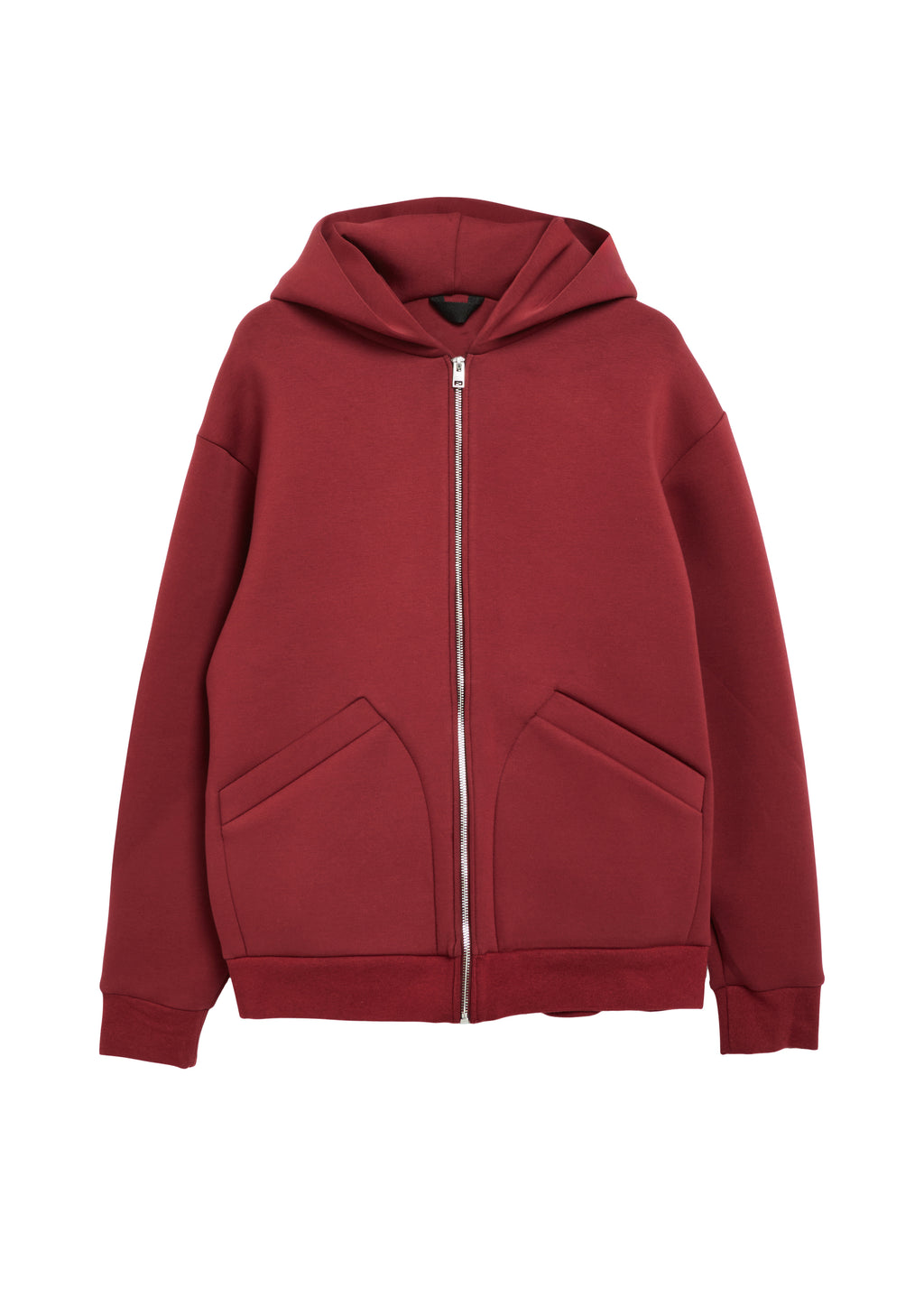 Jacke aus Scuba mit Kapuze in Rot von s.Oliver