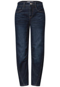 High Waist Barrel Leg Jeans im Loose Fit