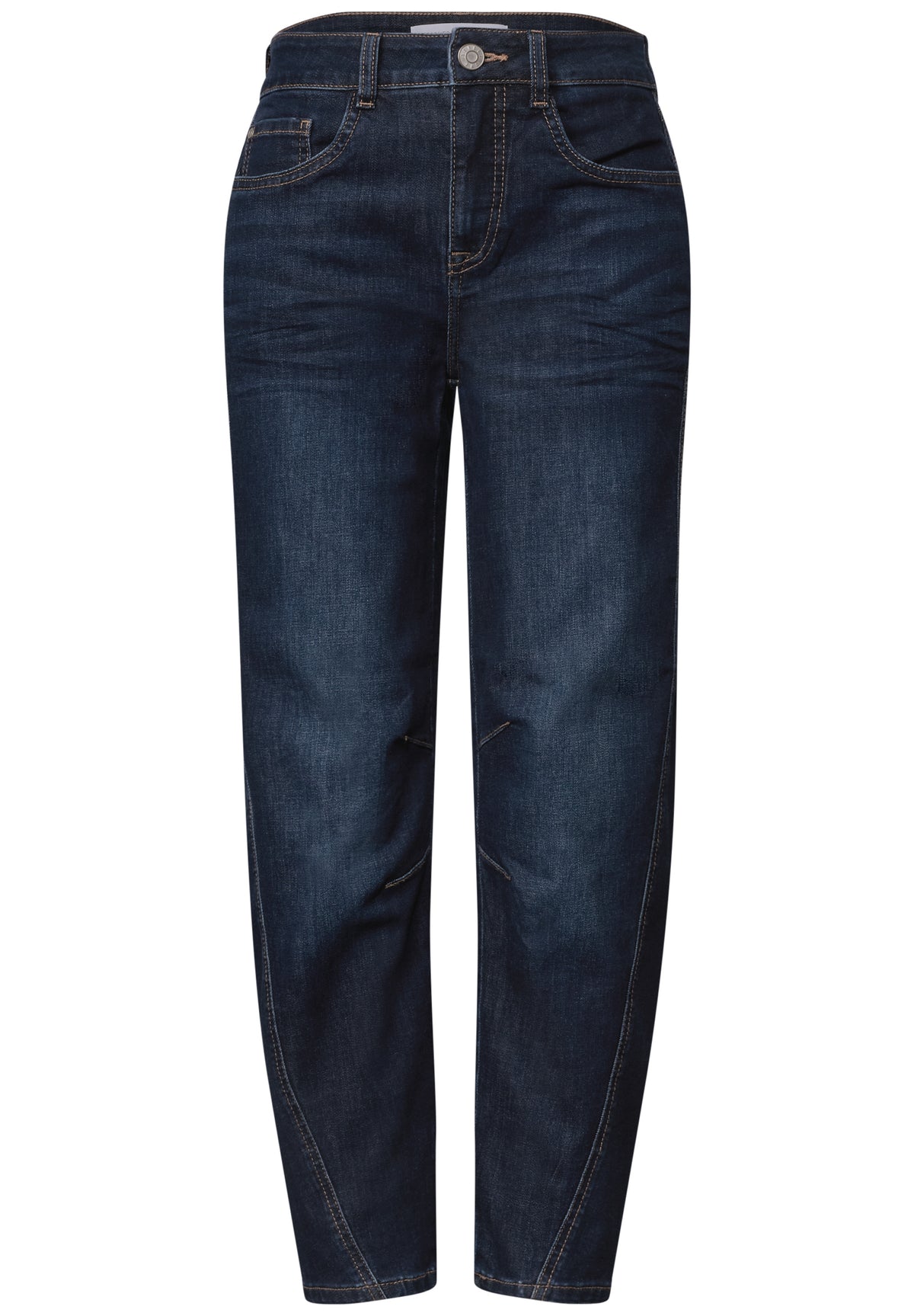 High Waist Barrel Leg Jeans im Loose Fit