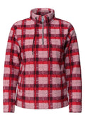Langarm Teddy-Shirt mit Karomuster